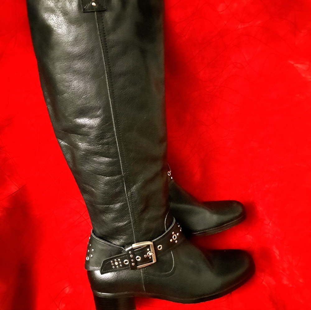 **EXTREMELY RARE**Capelta Couture "ryder" leather designer boots with inserts